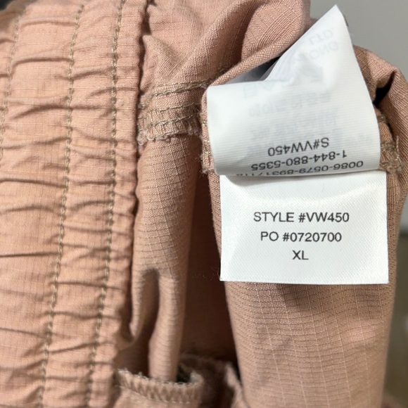Vuori Cotton Ripstop Coconut Pink Women’s XL Casual Pants VW450 - Picture 5 of 7
